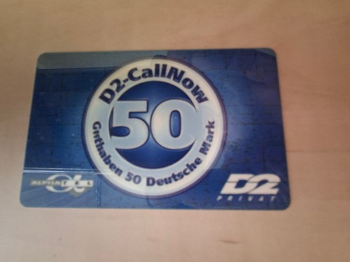 Call now callnow karten 50 - d2,