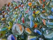 alte Glas Murmeln 202 Stück