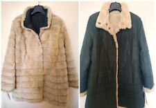 Wendemantel 44  NEU Webpelz, wetterfeste Seite Polyamid recycelt Terina Deerberg