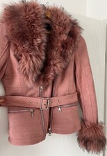 Winterjacke sexy Damen in rose