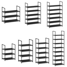 WOLTU Schuhregal 3/4/5/6/8/10 Ebene Schuhablage Schuhständer Ständer Metallrohr