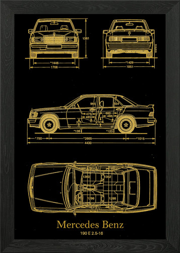 Mercedes benz w201 gold - mercedes,