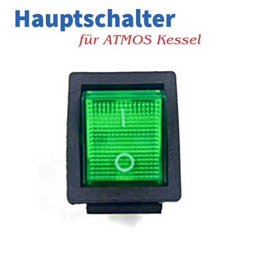 Ein aus hauptschalter - aus, grün