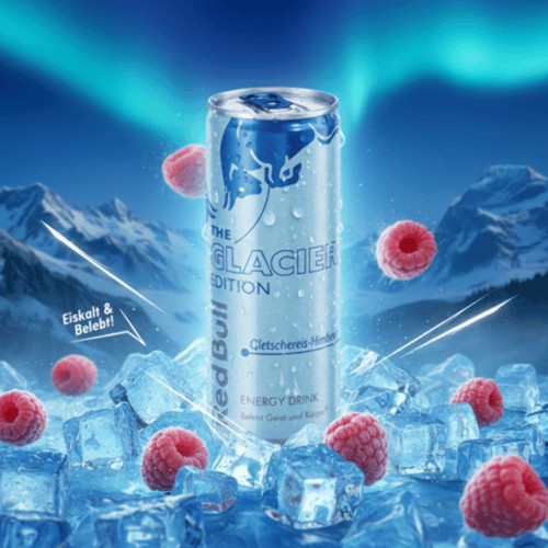 Red bull glacier edition - bull,