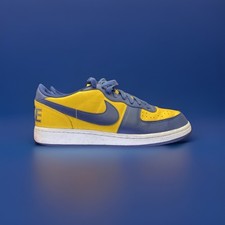 Nike Sneaker Terminator Low Michigan Gelb Navy ·Gr 46· Herren Retro Basketball