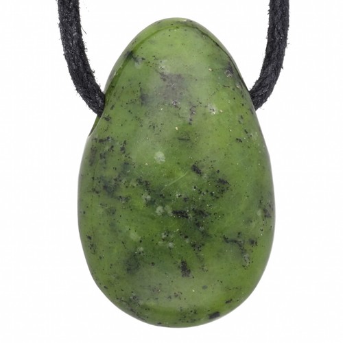Jade nephrit tropfenanhänger - nephrit,