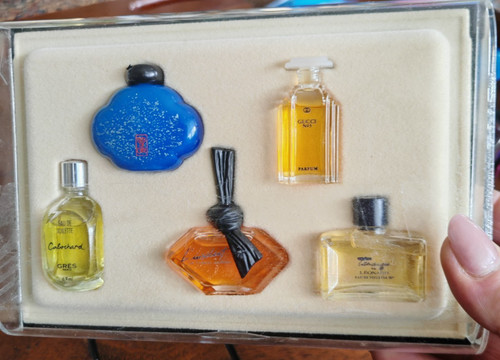 Vintage miniatur parfum set - vintage,
