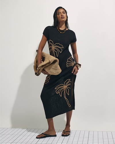 River island damen maxi - river,
