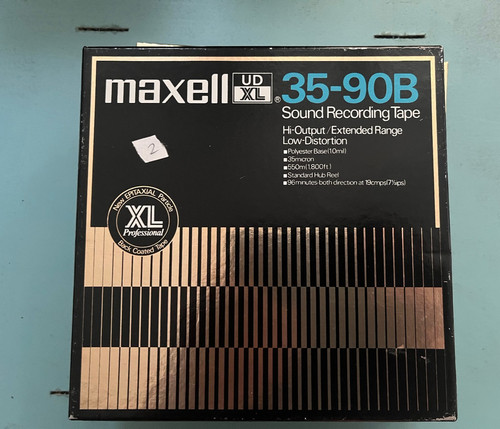 Maxell 90b tonband - maxell,