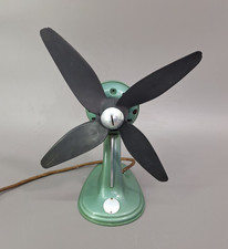 alter Progress Ventilator grün Vintage Metall Type W3 50er 60er