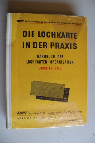 Rkw die lochkarte der - lochkarte,