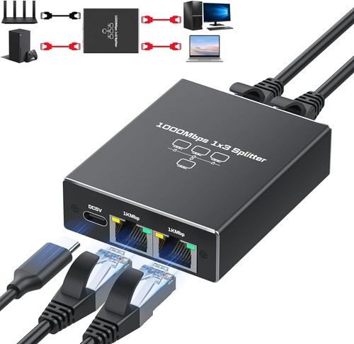 Rj45 gigabit ethernet splitter - gigabit,
