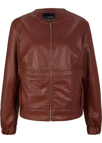 Neu lederimitat jacke mit - neu,