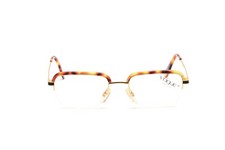 Vogue Brille Kombi Fassung Herren Gold-Braun Design eckig Trevor in 52 - 17mm B3