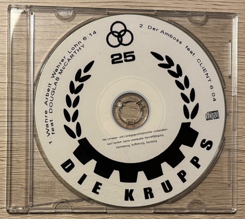 Die krupps cdr single - die, 25