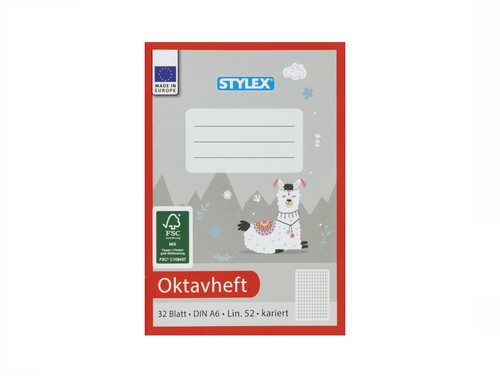 Oktavheft kariert din je - oktavheft,