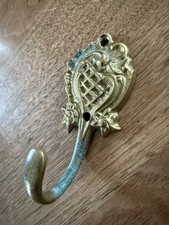 Messing Raffhaken Zierhaken Wandhaken Antik