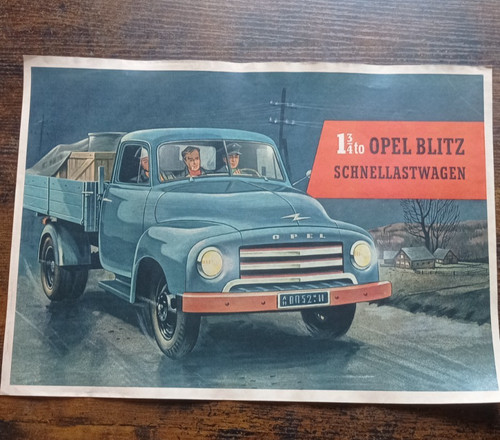 Opel blitz schnellastwagen - opel,
