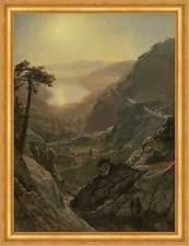 View of Donner Lake, California Albert Bierstadt Amerika See B A3 00298 Gerahmt