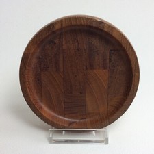 Digsmed Denmark vintage 60er 70er Jahre Teak Untersetzer 12 cm danish design
