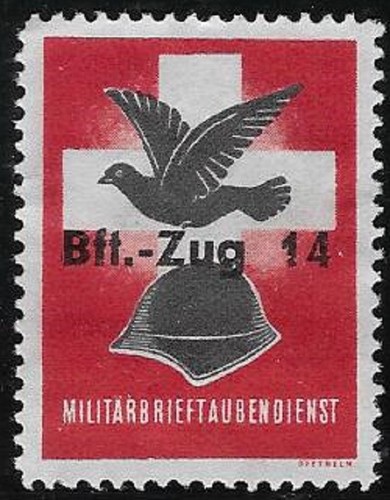 Switzerland soldier stamp - switzerland,