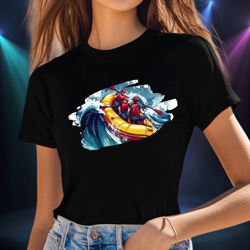 Frauen shirt rafting boot - frauen,