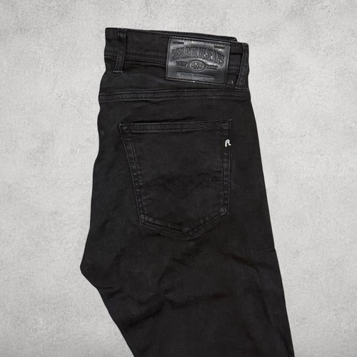 Herren denim schwarz - schwarz, replay