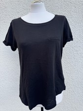 H&M T-Shirt schwarz Modal Mix
