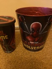 Deadpool & Wolverine Popcorn Menü & Becher/ popcorn bucket & cup