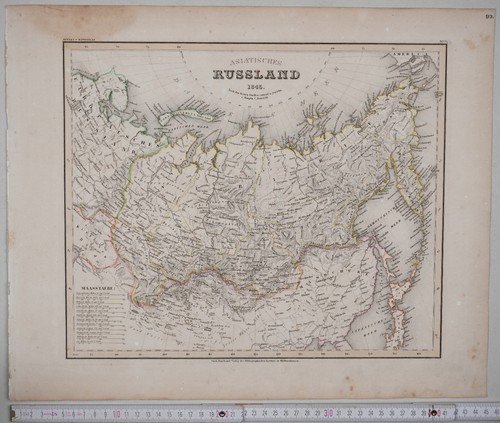 Asiatisches russland 1845 aus - asiatisches,