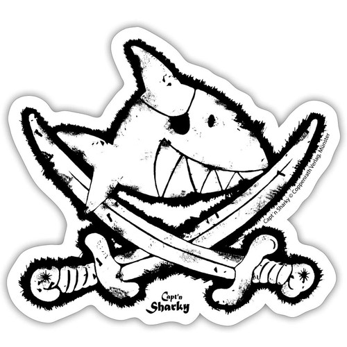 Käpt sharky flagge haifisch - käpt'n,
