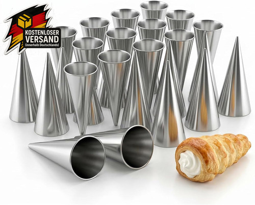 Edelstahl cannoli formen - formen, set
