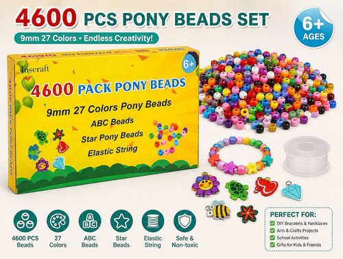 Inscraft pony beads perlen - beads,