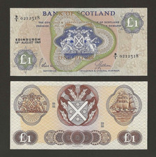 SCOTLAND 1 Pounds 1969, P-109b