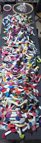 Großes stickgarn konvolut - großes,
