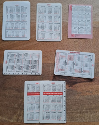 Ddr taschenkalender 1987 - ddr,