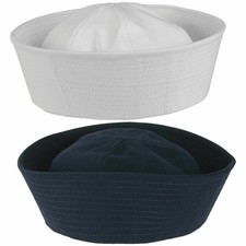 US NAVY SAILOR HAT Marine Seemannsmütze Matrosen Hut S-3XL Segler Matrosenmütze