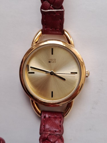 Damen armbanduhr yes no - or,