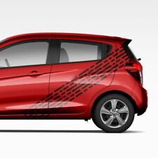 Seitendekor Set Auto Aufkleber Abstrakt Linien Rund Striche Dekor Streifen #1453