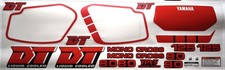 Yamaha DT 80 125 1987 1988 rot