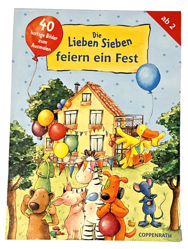 Malbuch die lieben sieben - malbuch,