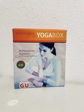 Die Yoga-Box. 60 Übungskarten, Begleitbuch mit Übungsprogrammen, kpl.  - k19