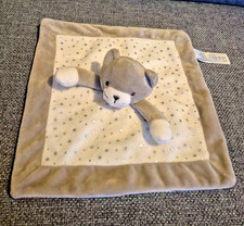 Schmusetuch Katze Obaibi Weiß Grau Sterne unbespielt Neuwertig 