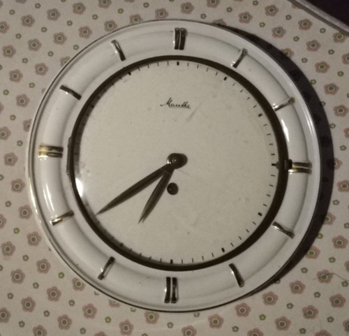 Vintage mauthe wanduhr - vintage,