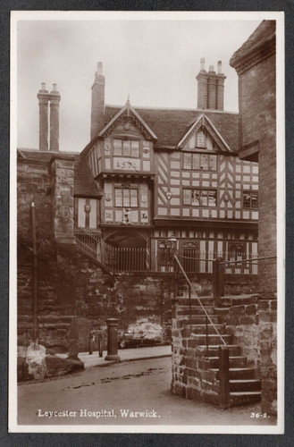 Postkarte warwick warwickshire - postkarte,