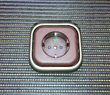 Busch Jaeger LX Steckdose mit Kinderschutz mahagonibraun Kindersicherung braun