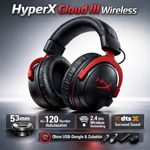 Hyperx cloud iii wireless - hyperx,