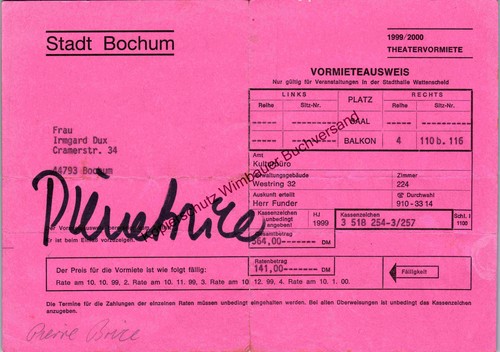 Original autogramm pierre - original,