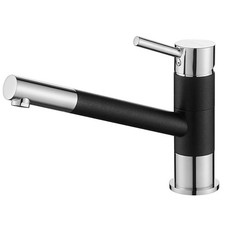 Wasserhahn Küchen - Einhandhebelmischer 2763  im stillvollen Design in Schwarz