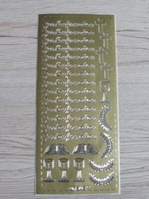 Stickerbogen/Konturensticker - Kommunion/Taufe/Hochzeit - verschiedene Motive